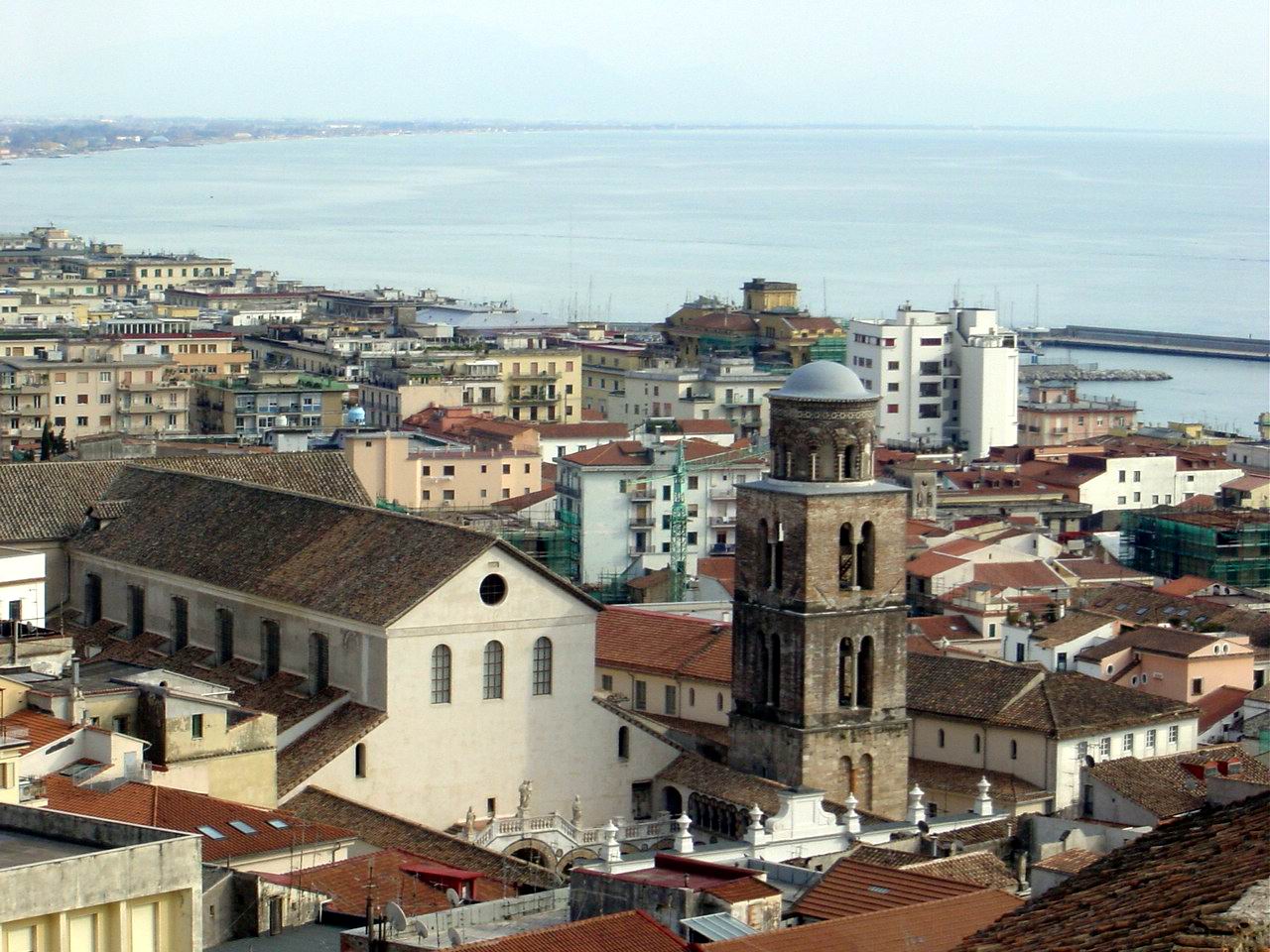   Vista dall'alto Duomo Salerno
