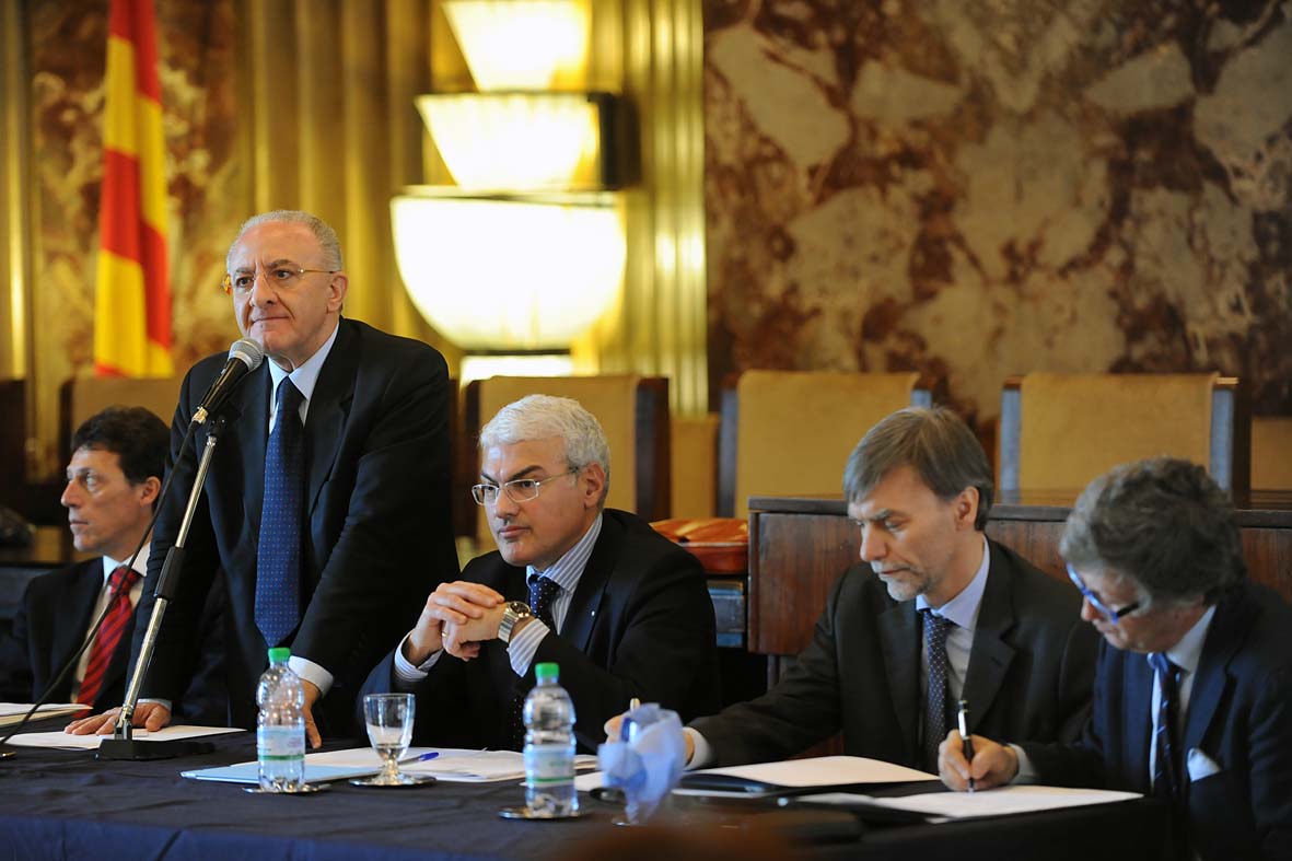   A Salerno la Commissione Mezzogiorno, Politiche Comunitarie e Relazioni Internazionali dell'ANCI. Palazzo di Citta' 29 febbraio 2012 
