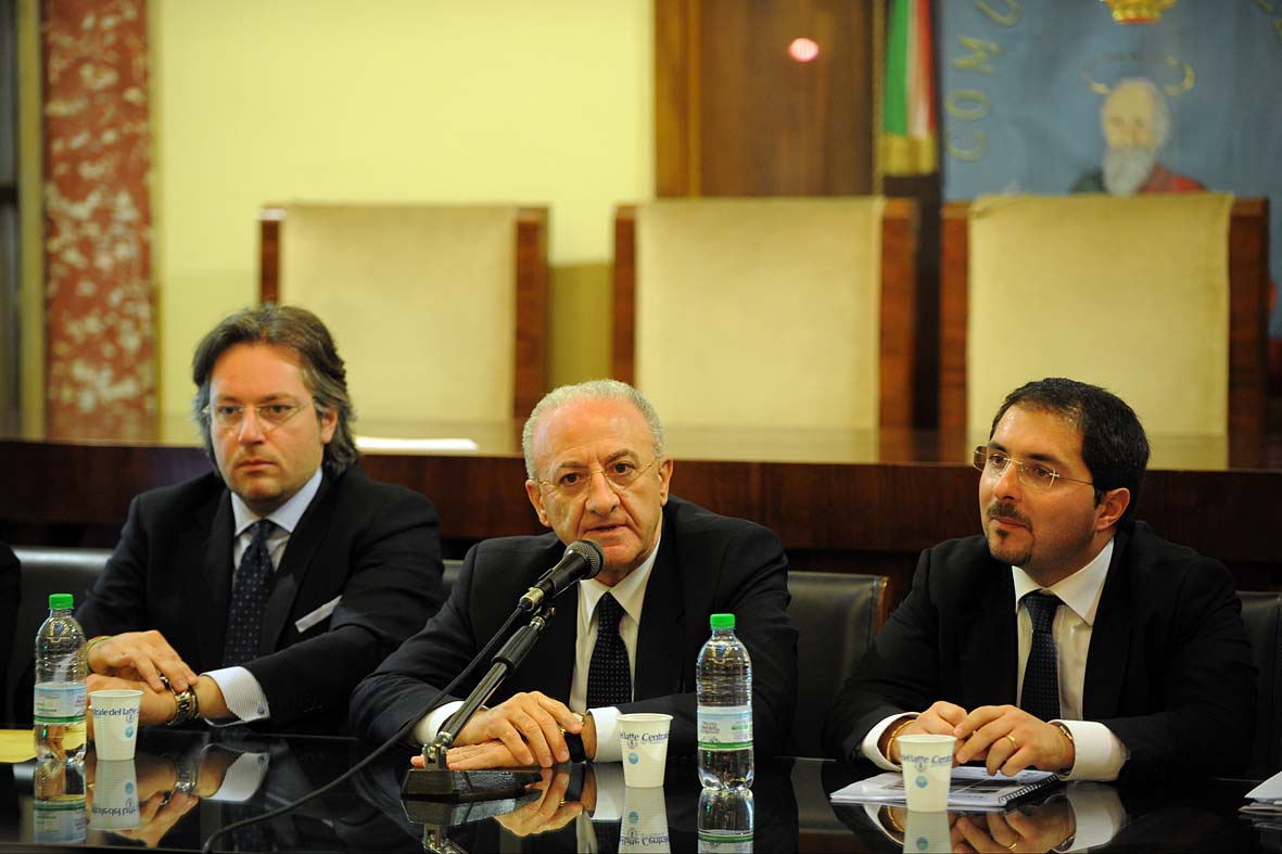   Il Sindaco De Luca incontra buyers internazionali. Salerno, 16 novembre 2012
