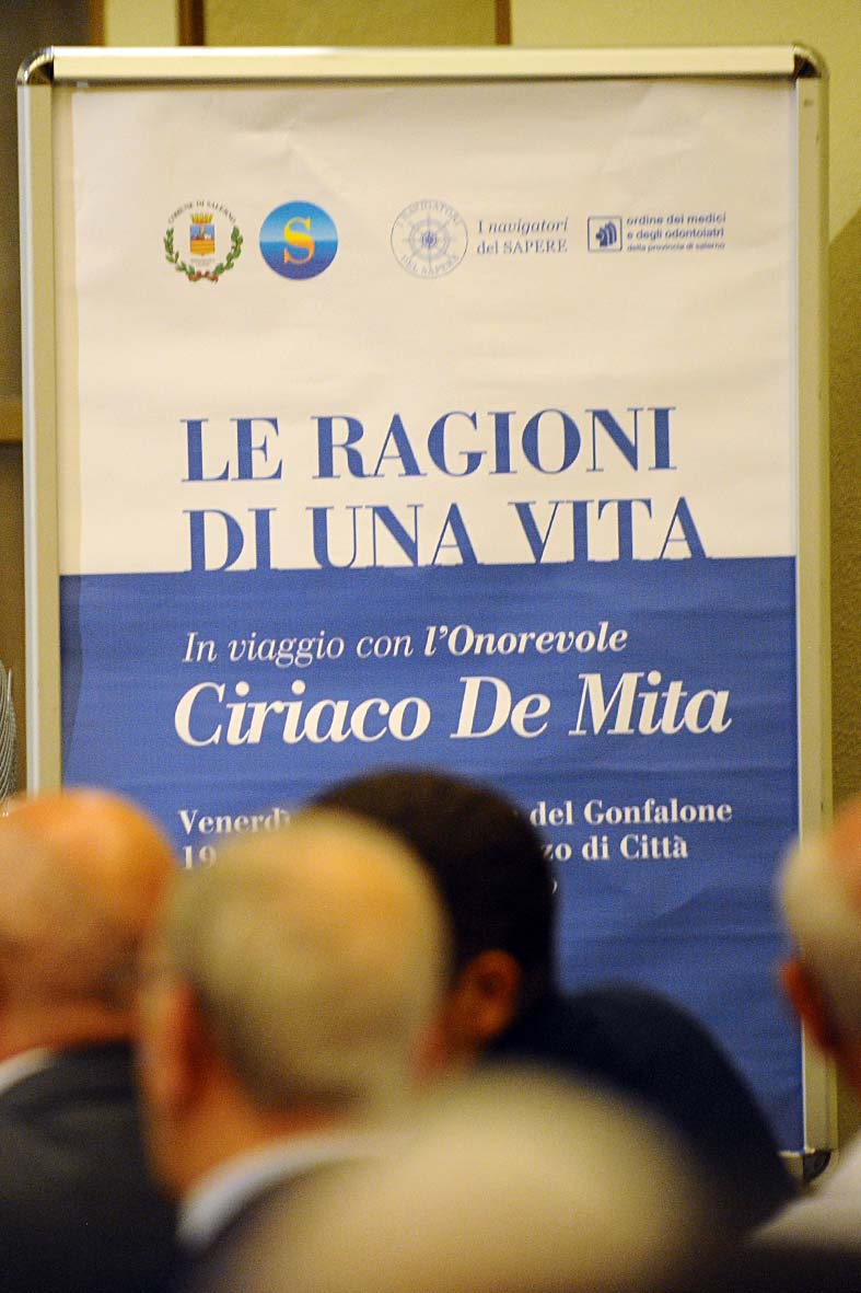   Il Sindaco De Luca all'incontro "In viaggio con?Ciriaco De Mita"
