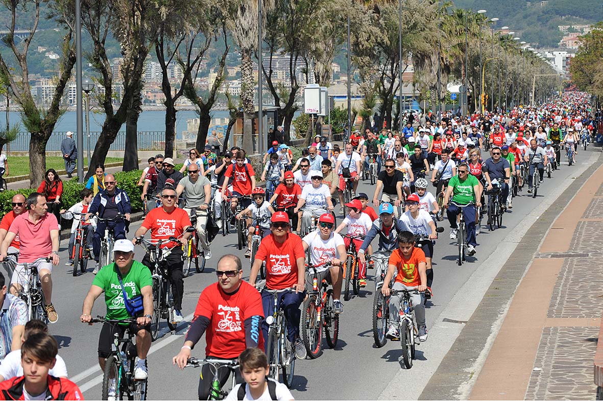   Pedalando per la citta'
