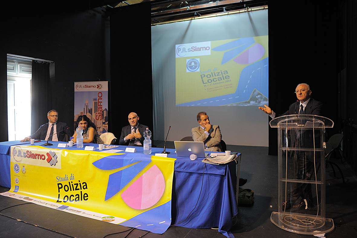   Il Sindaco De Luca al convegno "Studi di Polizia Locale"
