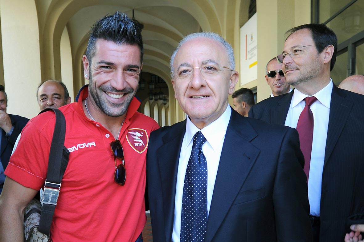   Il Sindaco De Luca saluta la Salernitana
