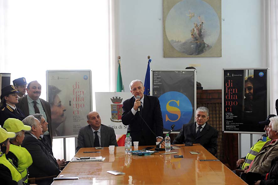   ?Difendiamoci?: Comune e Questura di Salerno insieme contro le truffe domestiche agli anziani 
