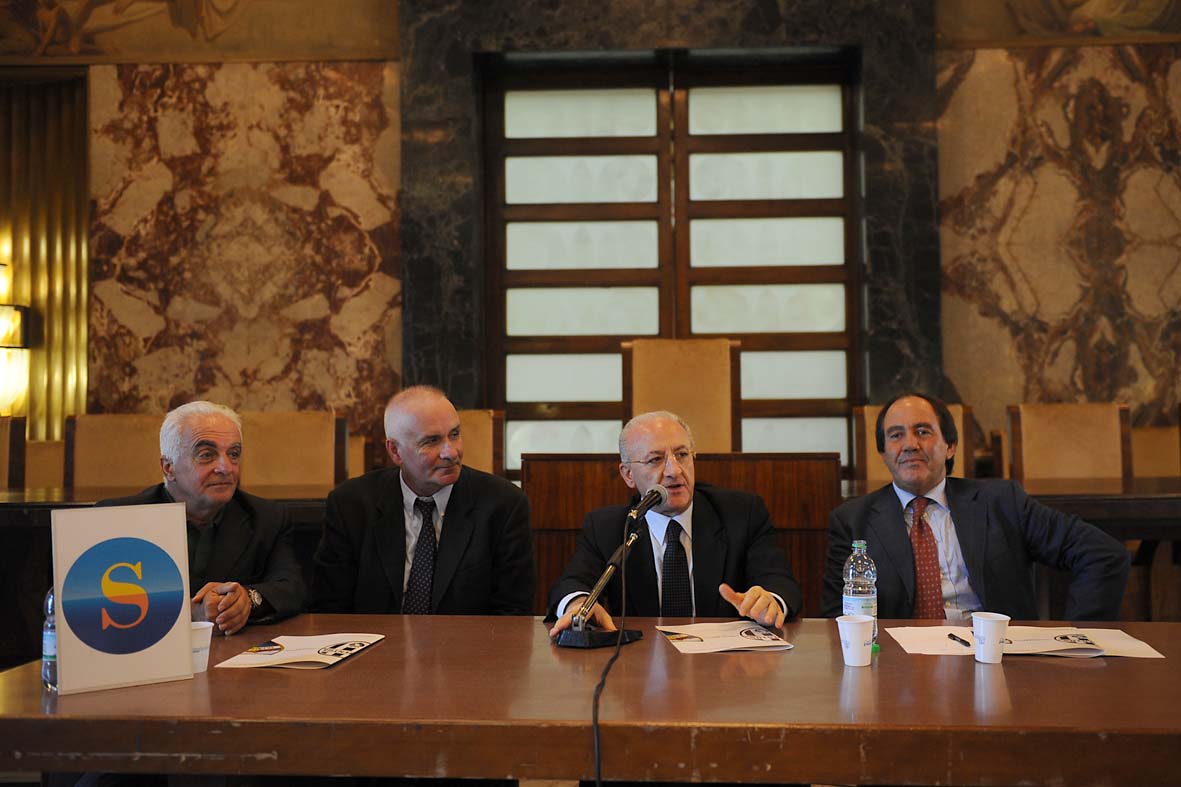   La Juventus in campo il 4 agosto allo stadio Arechi. Conferenza Stampa di presentazione. Salerno 13 luglio 2012.
