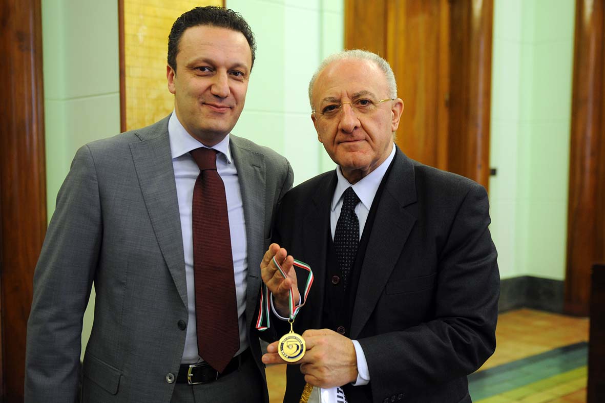   Il Sindaco De Luca riceve le ragazze della Salernitana Femminile Calcio a 5
