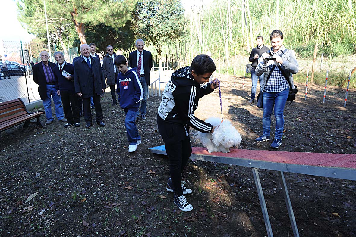  Inaugurata area di sgambamento per cani in via Carnelutti

