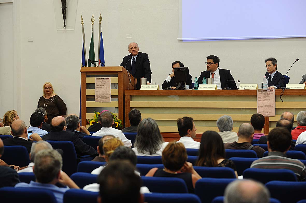   Il Sindaco De Luca all'inaugurazione del nuovo Pronto Soccorso del "Ruggi"
