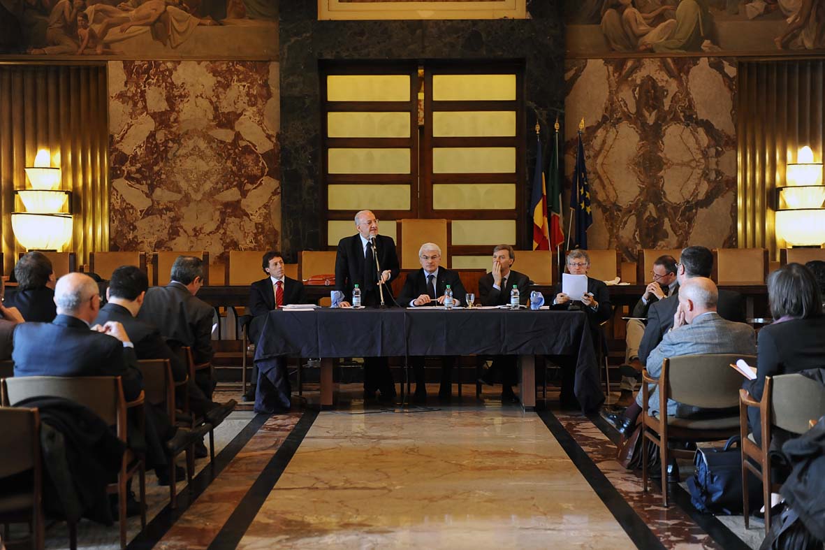   A Salerno la Commissione Mezzogiorno, Politiche Comunitarie e Relazioni Internazionali dell'ANCI. Palazzo di Citta' 29 febbraio 2012
