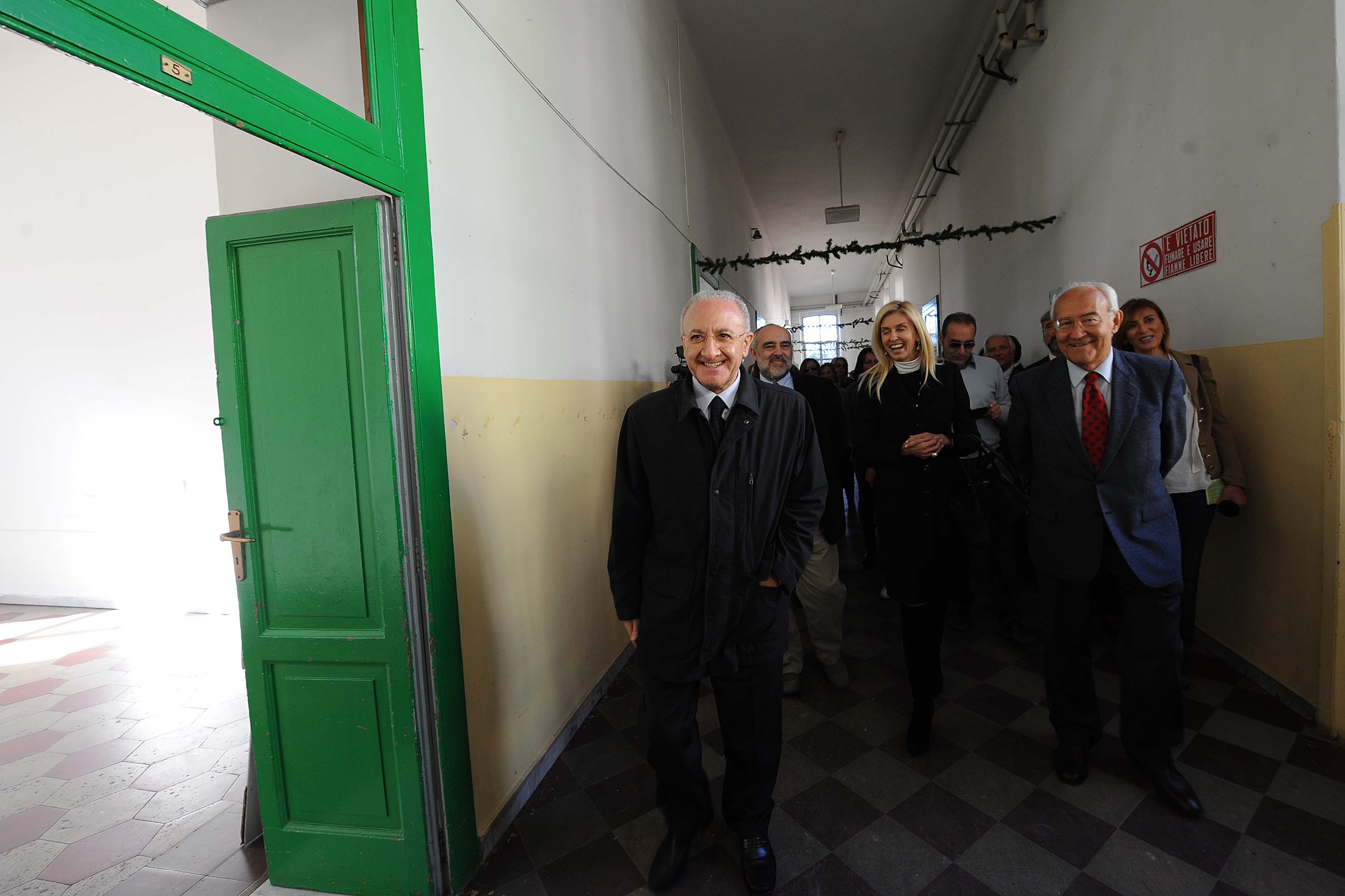   Al via i lavori per la realizzazione del Centro di cura dei bambini autistici. Salerno, 8 novembre 2012
