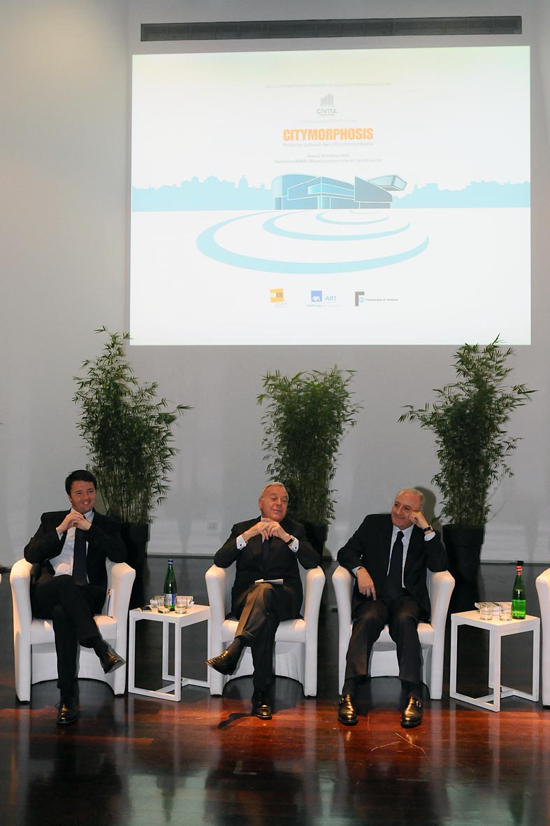   Il Sindaco V. De Luca alla presentazione del Rapporto Civita 
