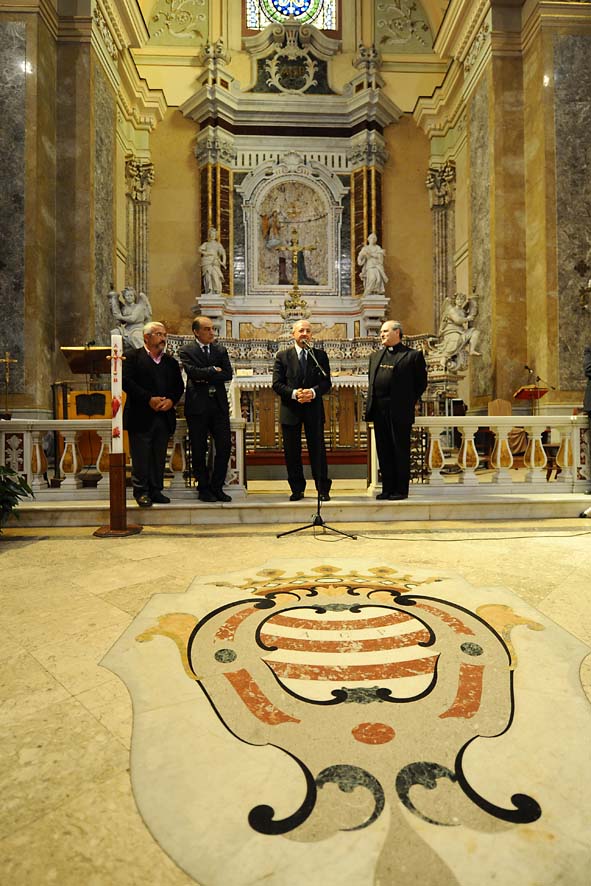   Al via i lavori per il restauro della Chiesa dell'Annunziata. Salerno, 19 maggio 2011
