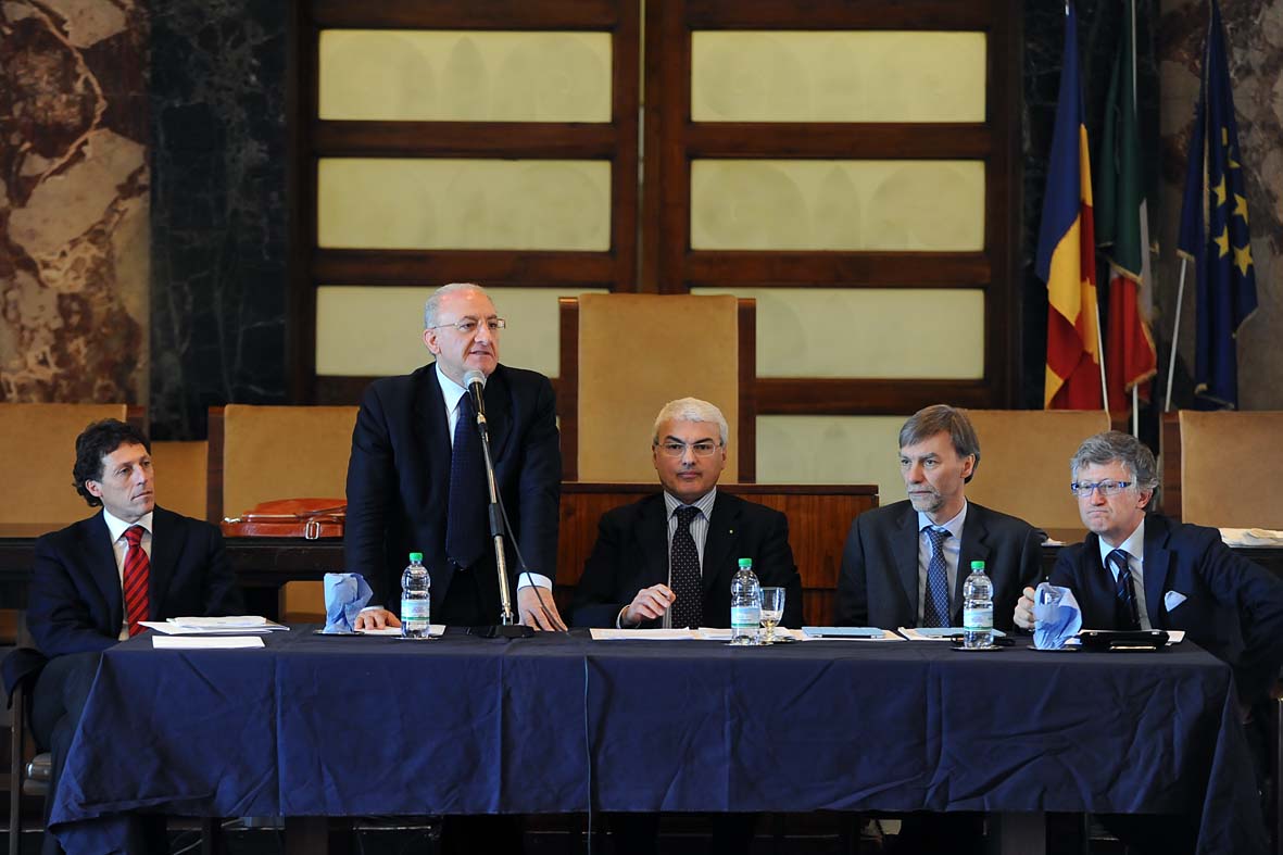   A Salerno la Commissione Mezzogiorno, Politiche Comunitarie e Relazioni Internazionali dell'ANCI. Palazzo di Citta' 29 febbraio 2012
