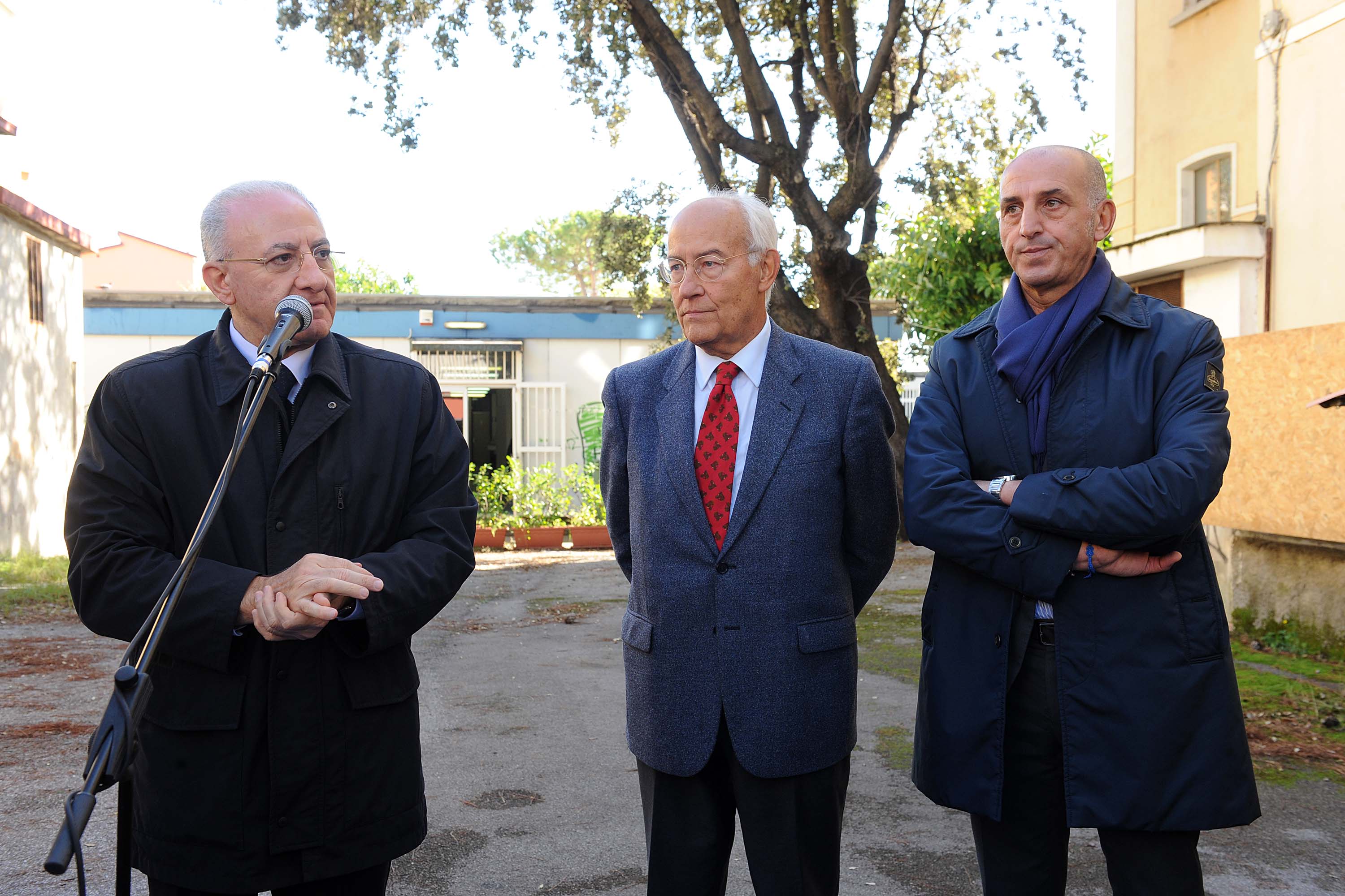   Al via i lavori per la realizzazione del Centro di cura dei bambini autistici. Salerno, 8 novembre 2012
