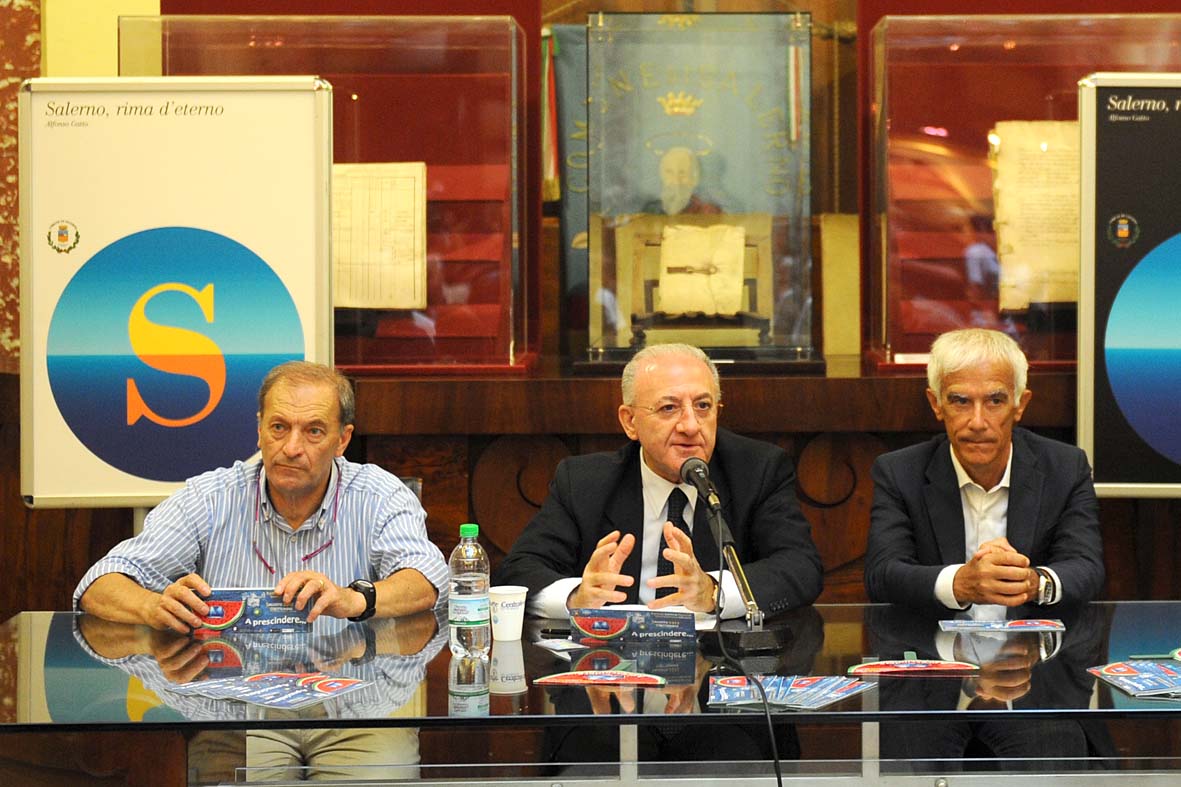   Barbuti Salerno Festival. La presentazione al Comune di Salerno, 31 luglio 2012
