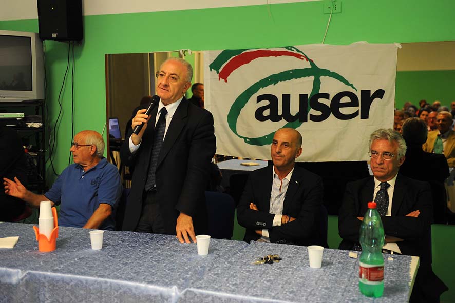   Il Sindaco De Luca alla Festa dei nonni dell'AUSER

