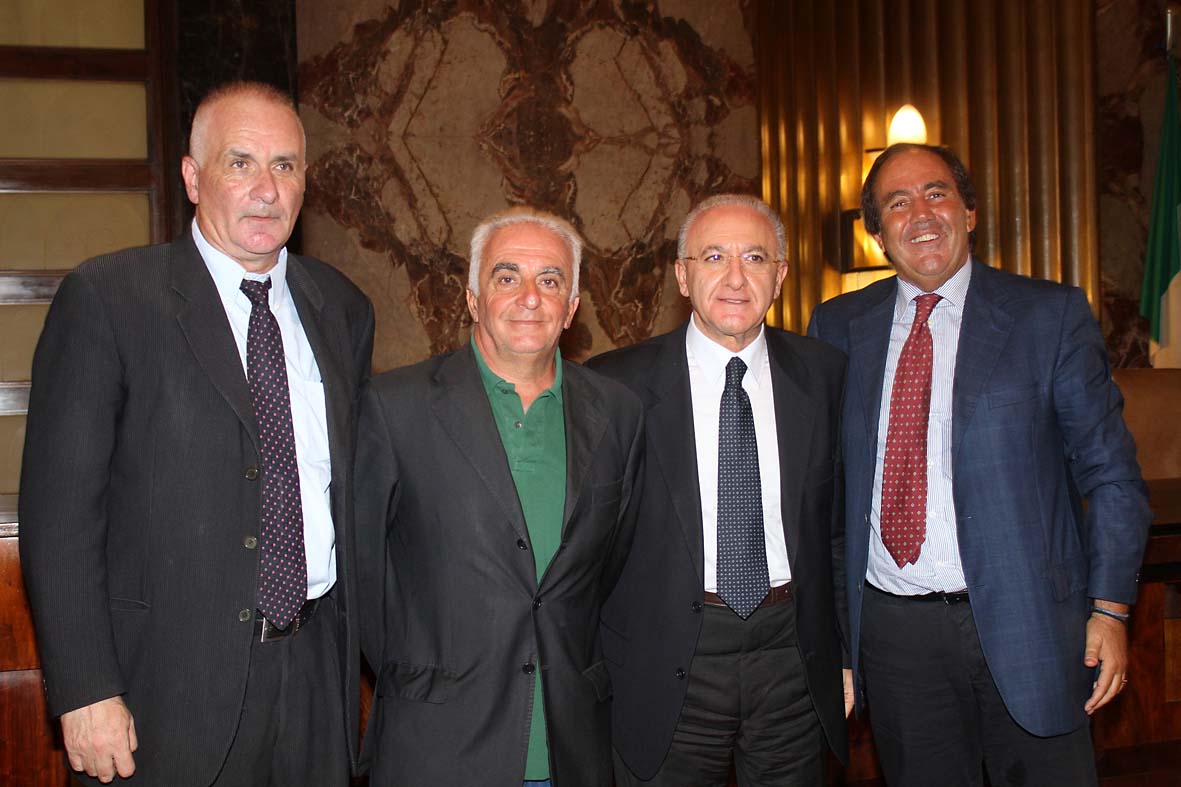   La Juventus in campo il 4 agosto allo stadio Arechi. Conferenza Stampa di presentazione. Salerno 13 luglio 2012.
