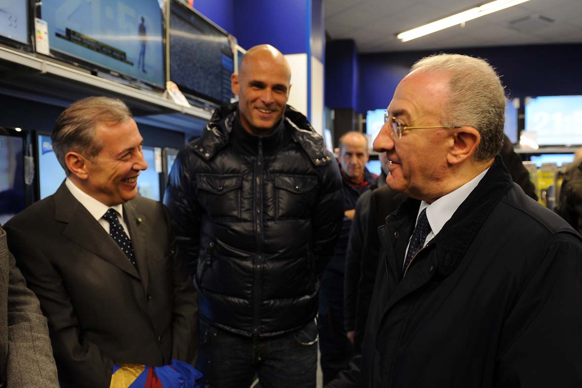   Il Sindaco De Luca all'inaugurazione del maxi-store Euronics Tufano
