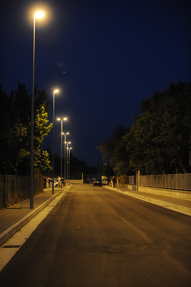   Accensione pubblica illuminazione via Ostaglio
