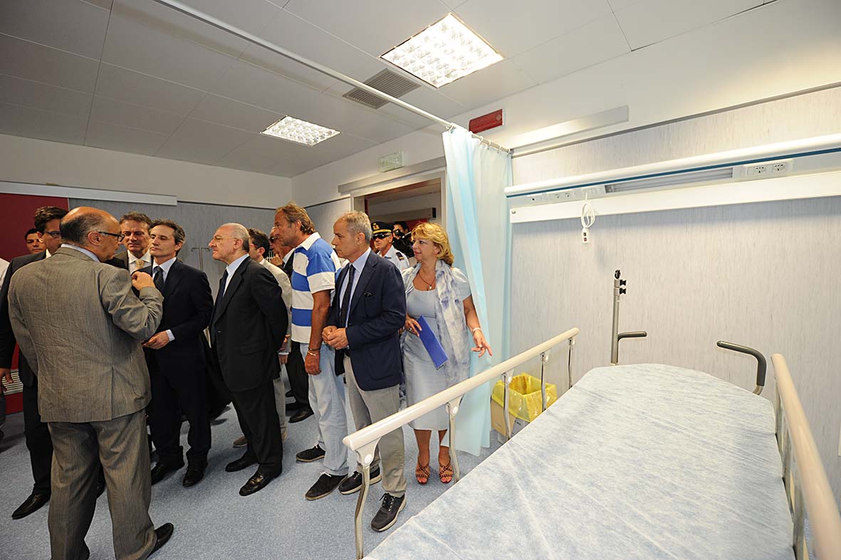   Il Sindaco De Luca all'inaugurazione del nuovo Pronto Soccorso del "Ruggi"
