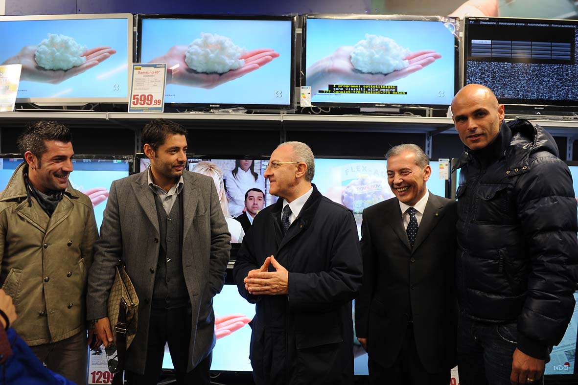   Il Sindaco De Luca all'inaugurazione del maxi-store Euronics Tufano

