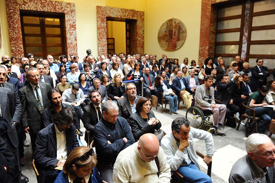   Proclamazione della elezione del Sindaco Vincenzo De Luca. Salerno, Palazzo di Citta' 20 Maggio 2011.
