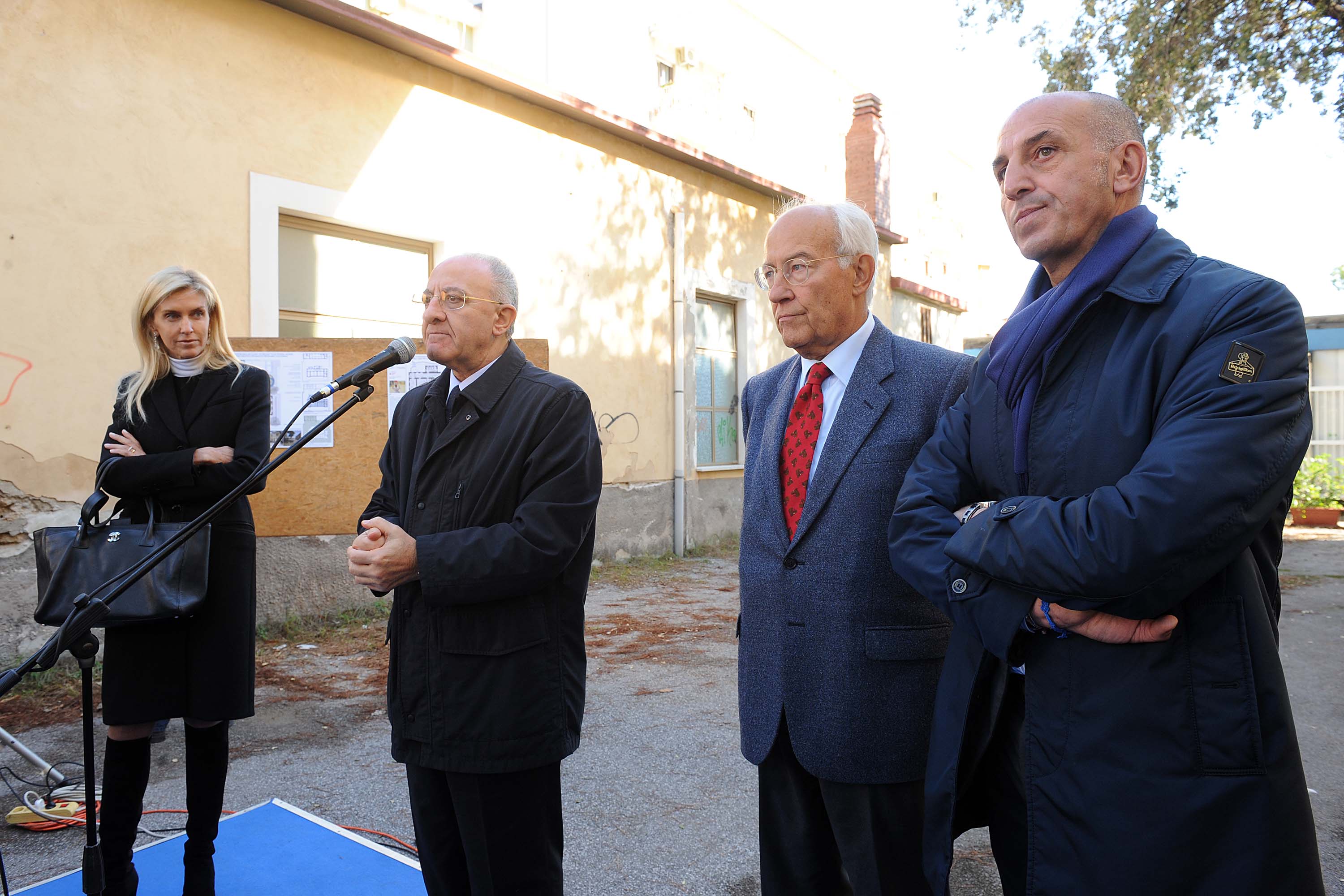  Al via i lavori per la realizzazione del Centro di cura dei bambini autistici. Salerno, 8 novembre 2012
