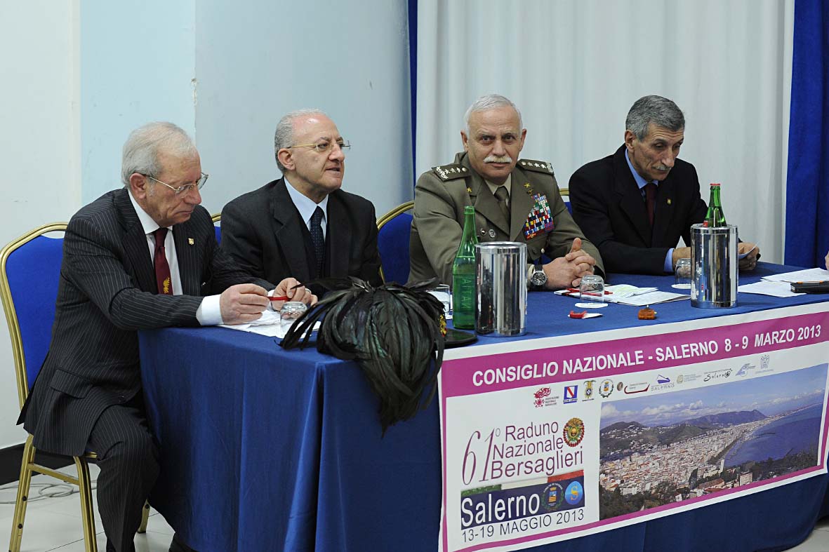   secutivo e Consiglio Nazionale Associazione Bersaglieri in vista del raduno nazionale 
