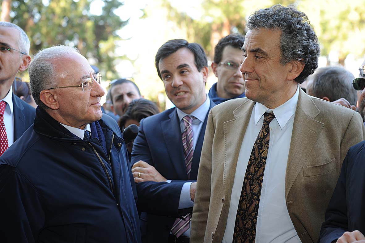  Impianto di compostaggio premiato dall'Unione europea. Visita del Ministro Barca. Salerno, 3 gennaio 2013
