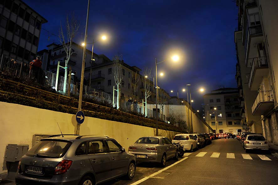   Inaugurazione nuovo arredo urbano e pubblica illuminazione in via Lanzalone - 9 dicembre 2011
