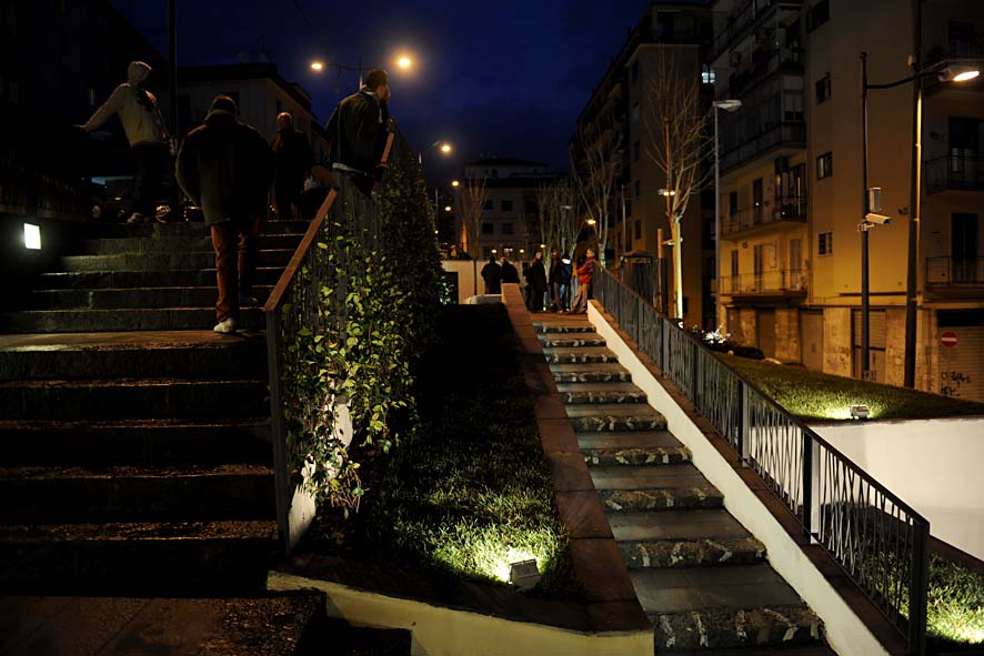   Inaugurazione nuovo arredo urbano e pubblica illuminazione in via Lanzalone - 9 dicembre 2011
