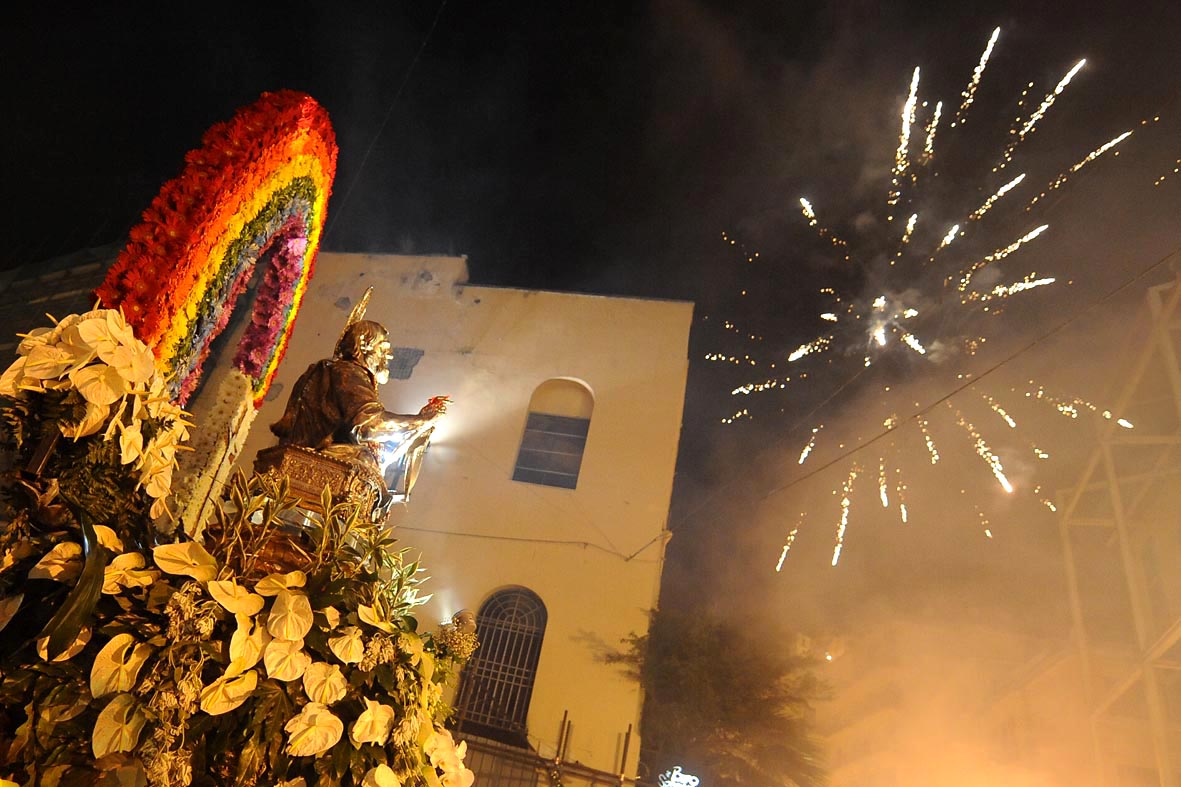   San Matteo 2012, la solenne processione per le strade della citta'. Salerno, 21 settembre 2012.
