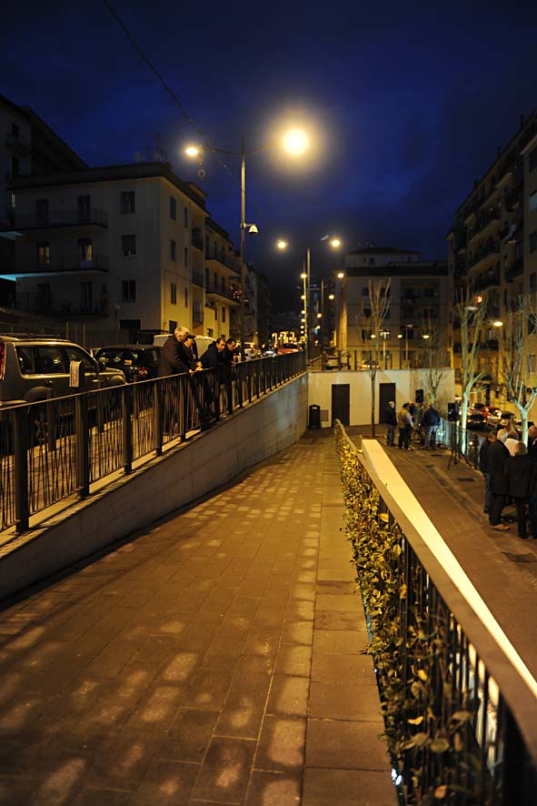   Inaugurazione nuovo arredo urbano e pubblica illuminazione in via Lanzalone - 9 dicembre 2011
