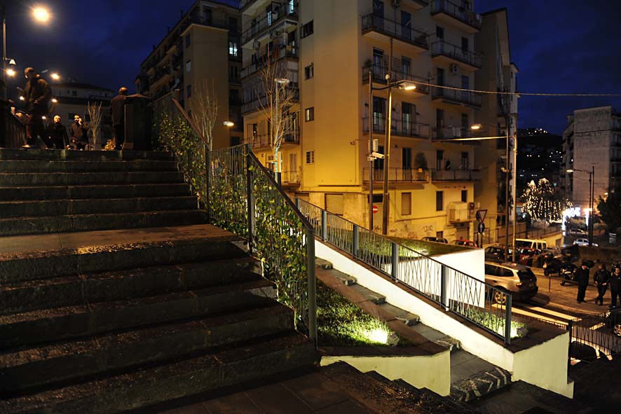   Inaugurazione nuovo arredo urbano e pubblica illuminazione in via Lanzalone - 9 dicembre 2011
