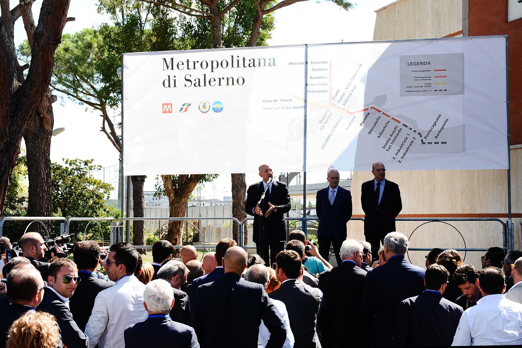   Viaggio dimostrativo sulla linea Metropolitana di Salerno 
