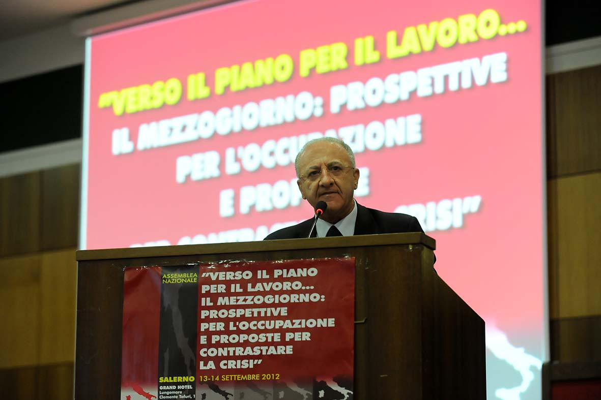   Il Sindaco De Luca al convegno CGIL Verso il piano per il lavoro

