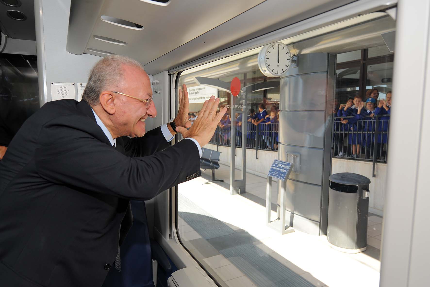  Viaggio dimostrativo sulla linea Metropolitana di Salerno 
