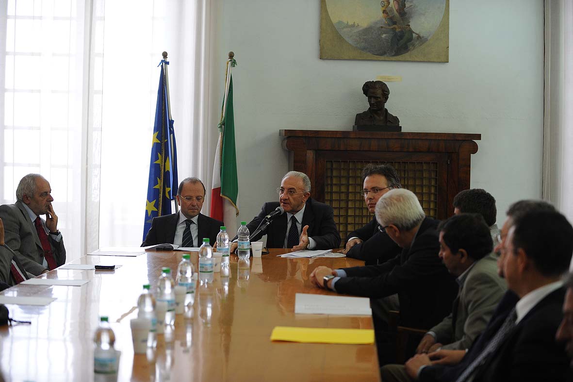   Riunione del Comitato Istituzionale contro il pedaggio sulla Salerno-Avellino. Salerno, 19 ottobre 2010
