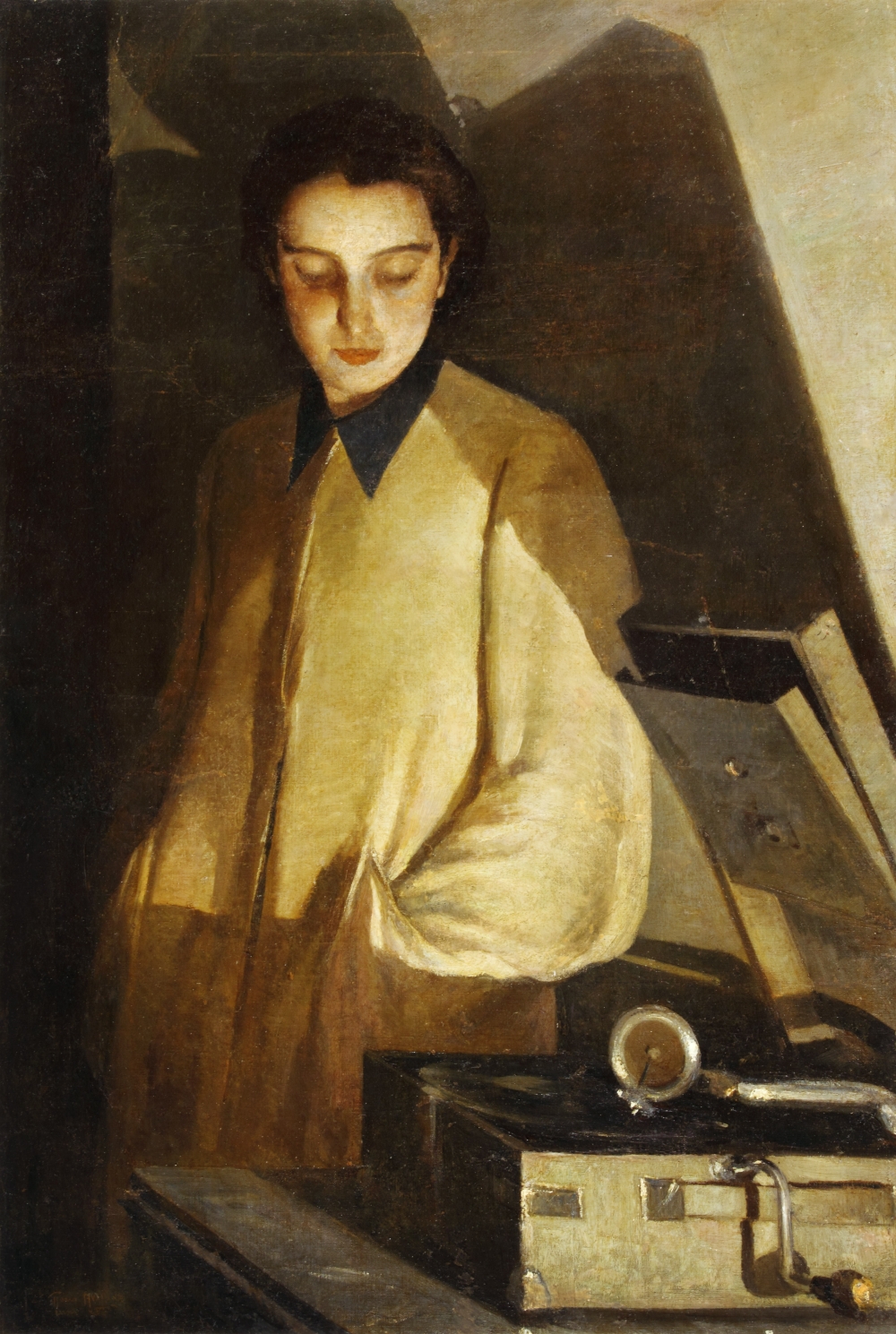   Mario Avallone - Donna al grammofono
