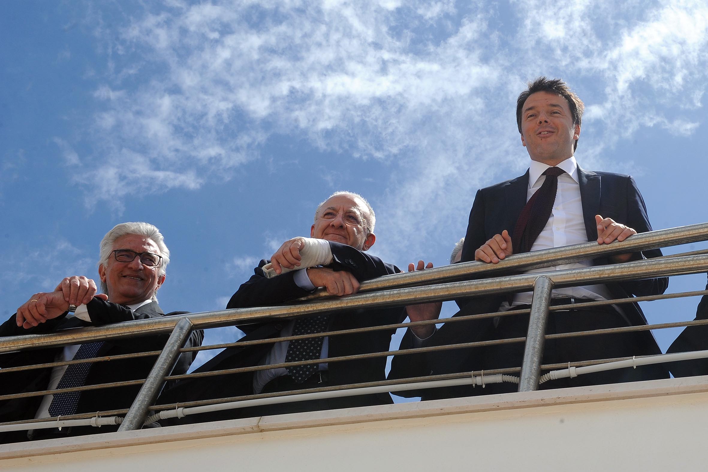   Il Presidente del Consiglio Matteo Renzi a Salerno
