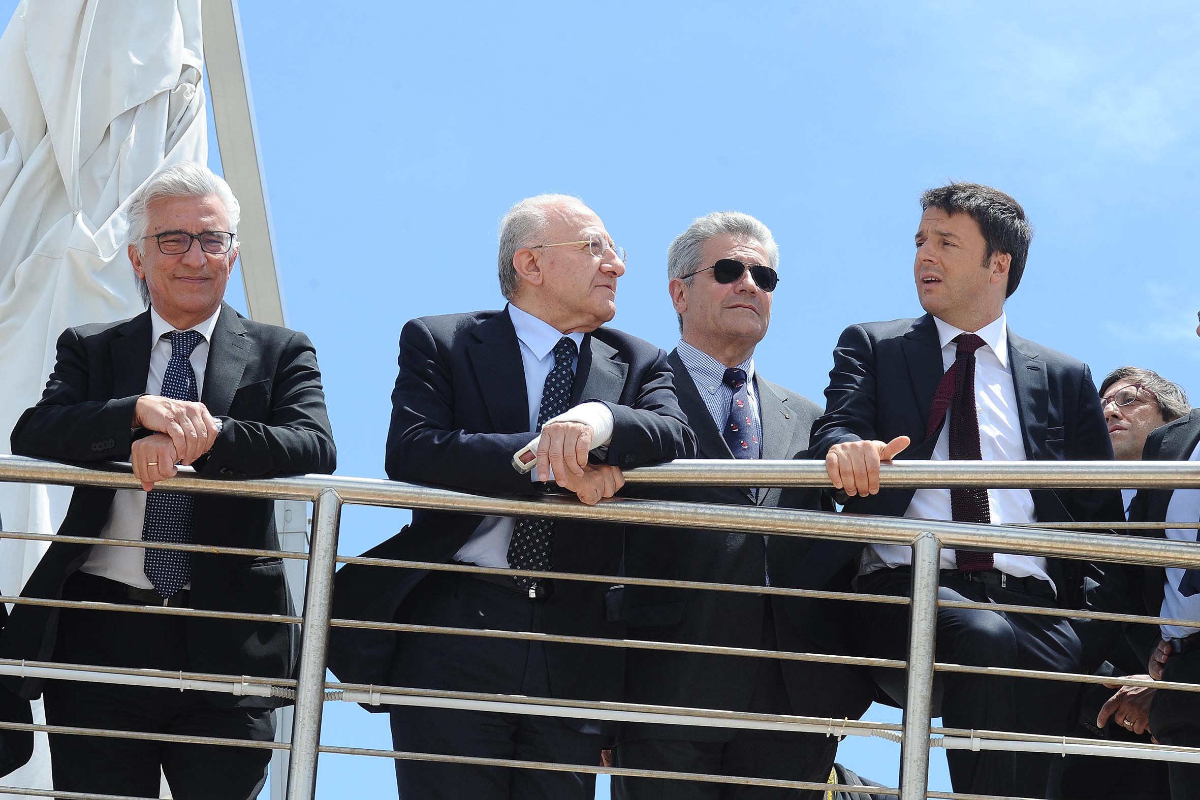   Il Presidente del Consiglio Matteo Renzi a Salerno
