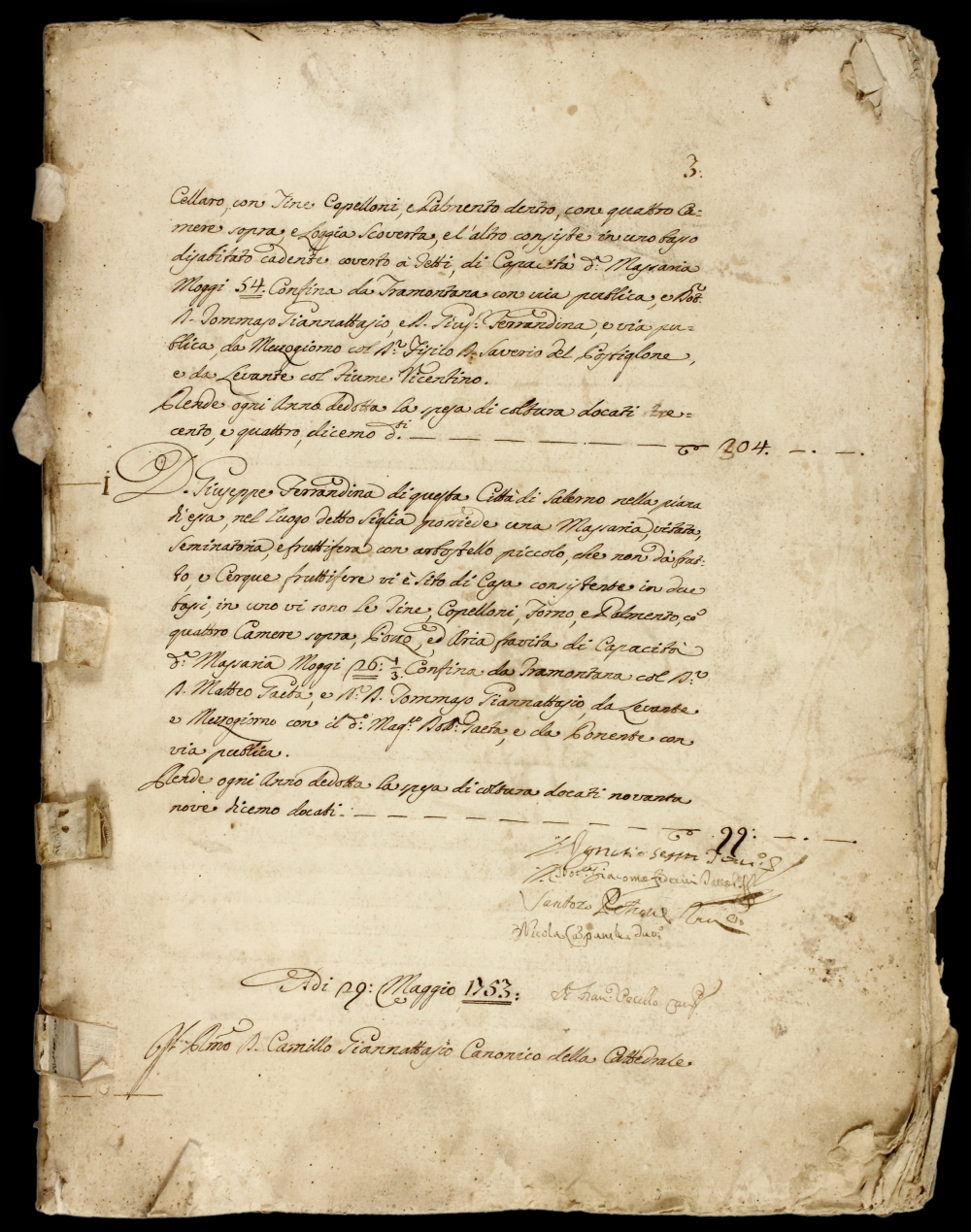   Catasto Onciario 1753
