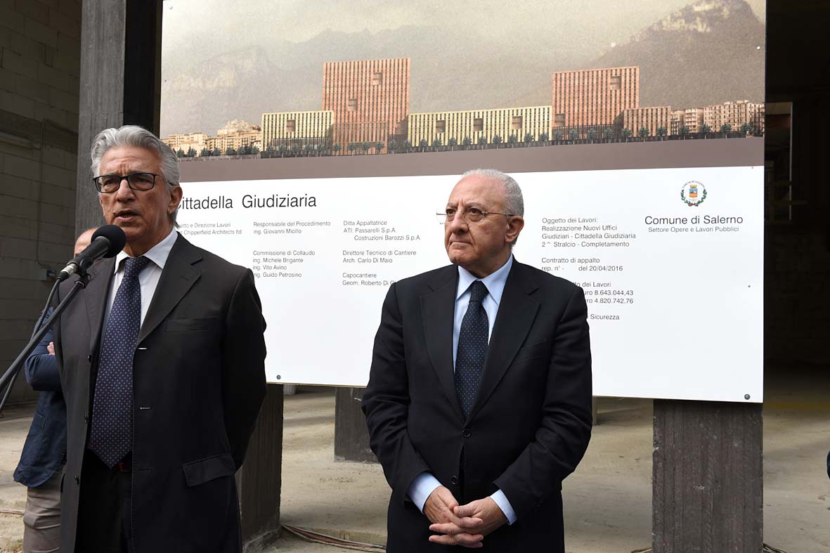   Al via i lavori per il completamento degli edifici D, E ed F della Cittadella Giudiziaria
