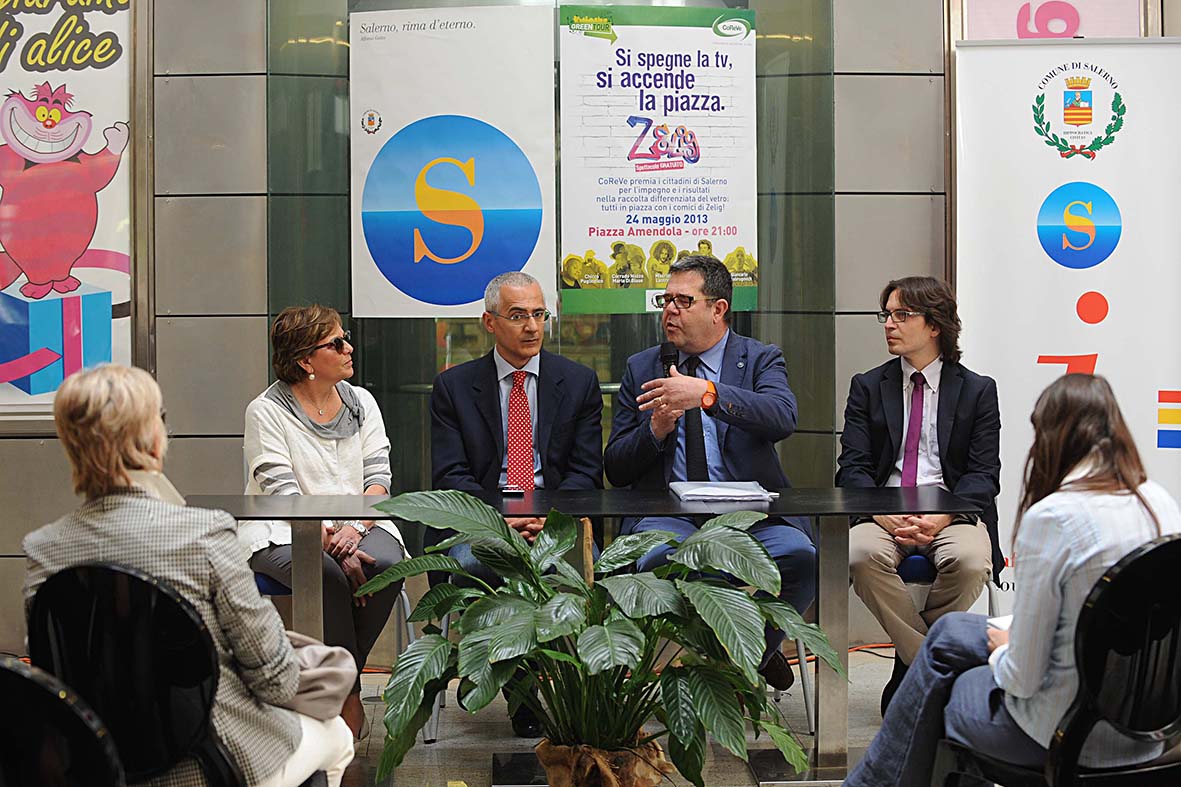   A Salerno il Green Award del CoReVe per la raccolta differenziata del vetro
