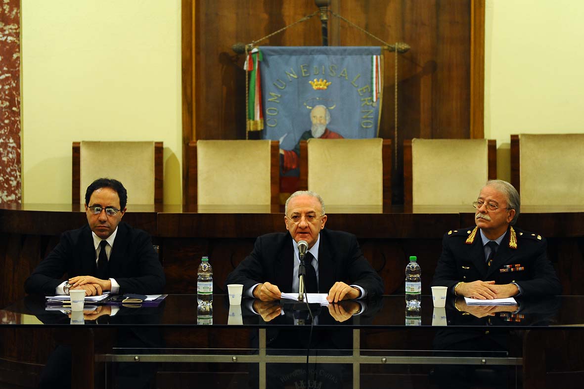   Gli interventi del Comune di Salerno per la sicurezza e la qualit della vita nel centro storico. Conferenza stampa al Comune, 5 marzo 2011
