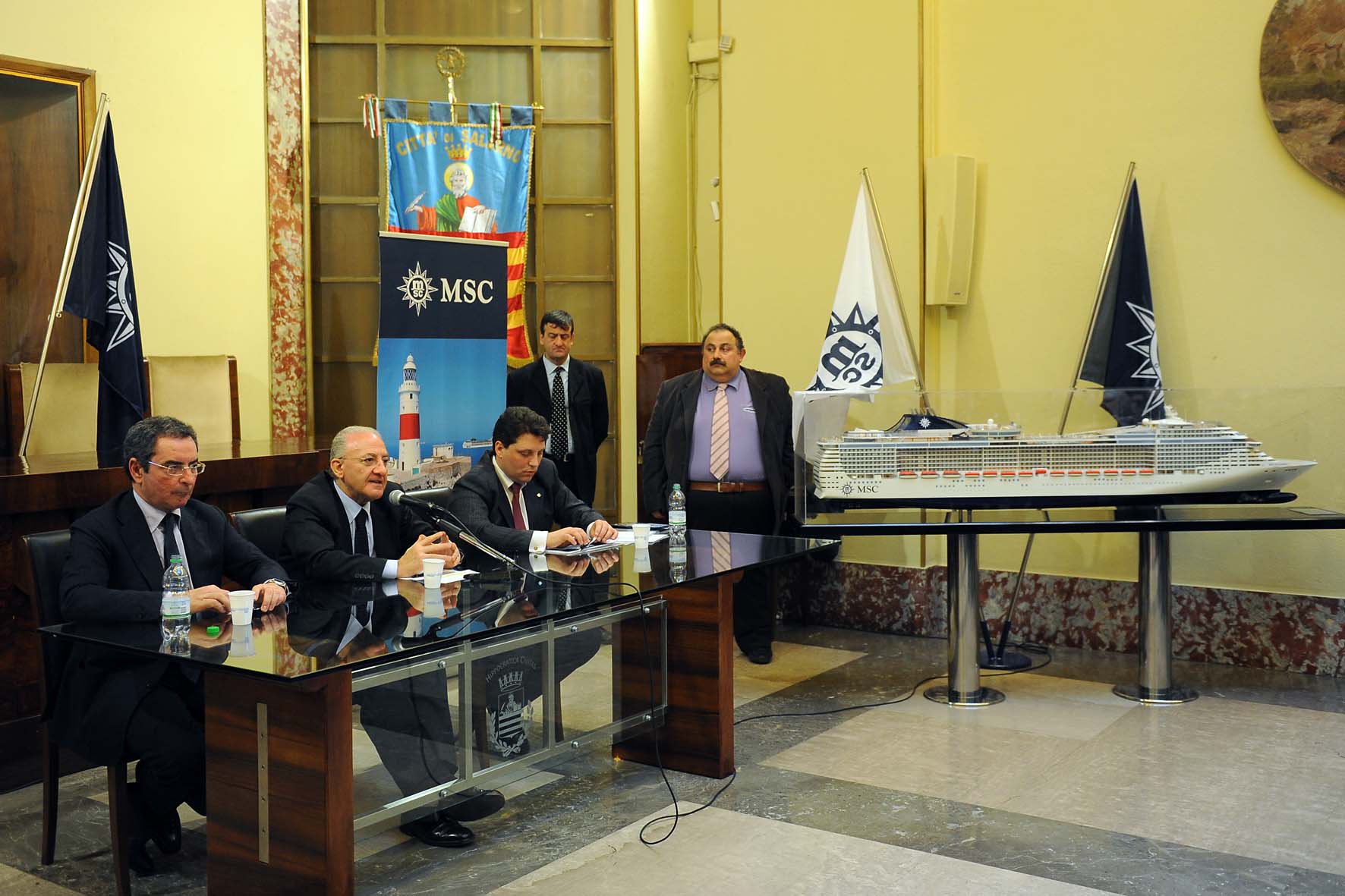   MSC Crociere presenta la nuova stagione crocieristica. Comune di Salerno, 1 marzo 2011
