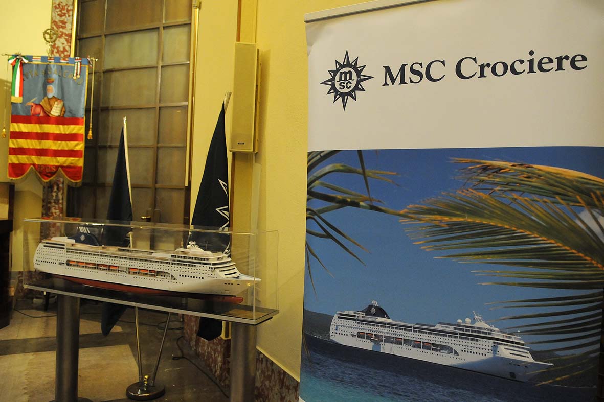   A Salerno impegno crescente di MSC Crociere per un Turismo internazionale di qualita'. Palazzo di Citta', 20 gennaio 2010
