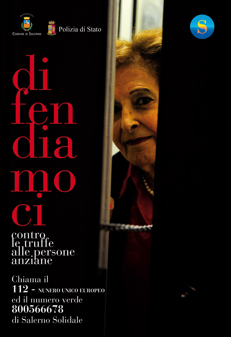   "Difendiamoci": Comune e Questura di Salerno insieme contro le truffe domestiche agli anziani. Salerno, 10 Dicembre 2011.
