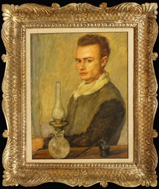   Mario Carotenuto - Autoritratto da giovane degli anni '40
