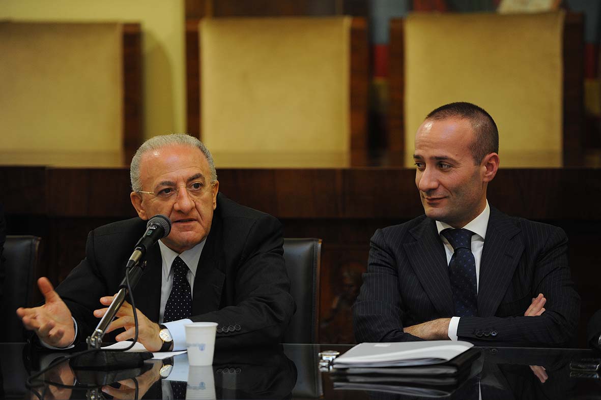  Conferenza stampa sul progetto di realizzazione e gestione impianto fotovoltaico da 24 MW, Salerno 14 luglio 2010
